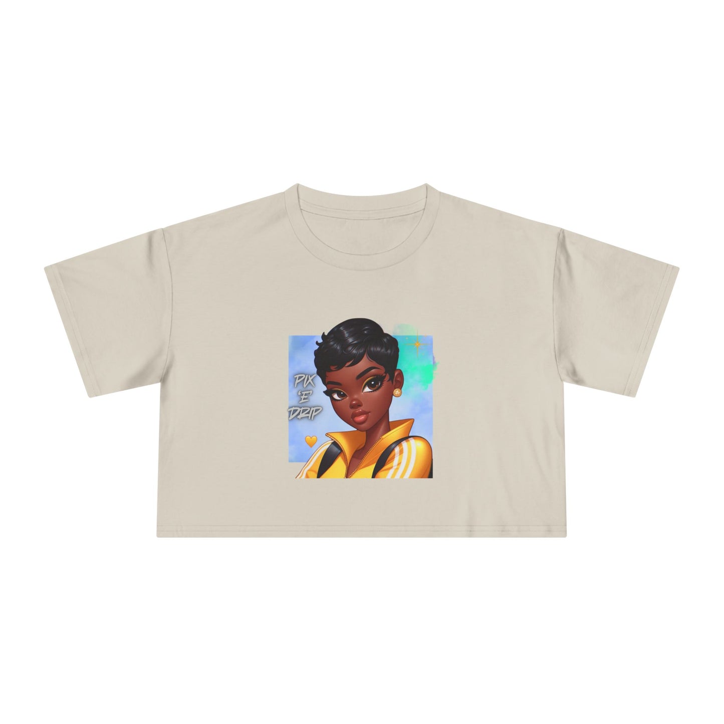Pix ‘E’ Drip Unisex Crop Tee