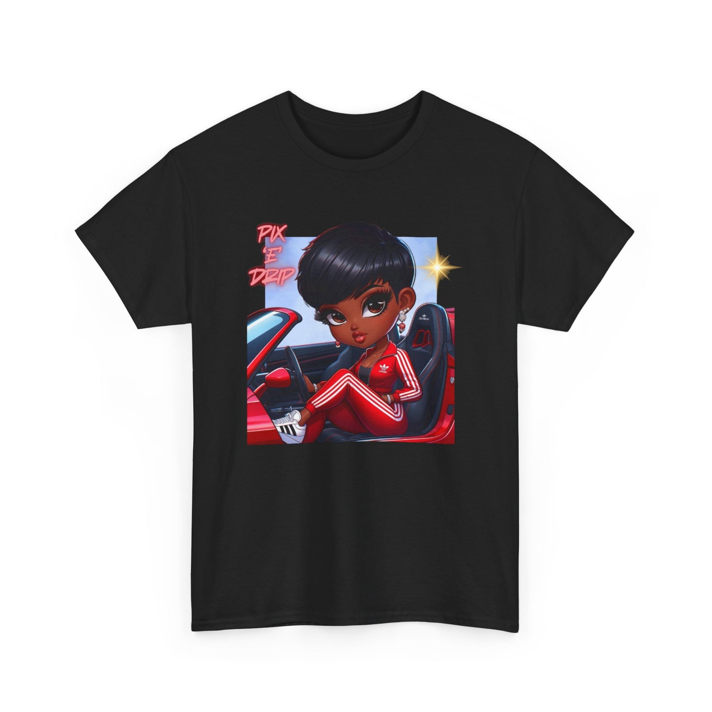 Pix ‘E’ Drip Unisex Heavy Cotton Tee