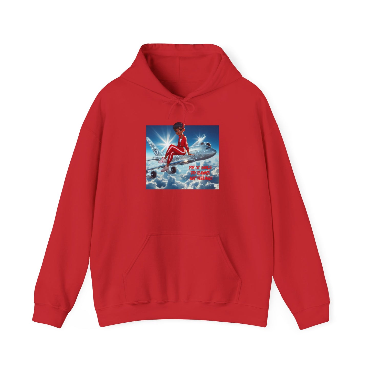 Pix 'E’ Girls Do Flights Not Feelings Unisex Hoodie