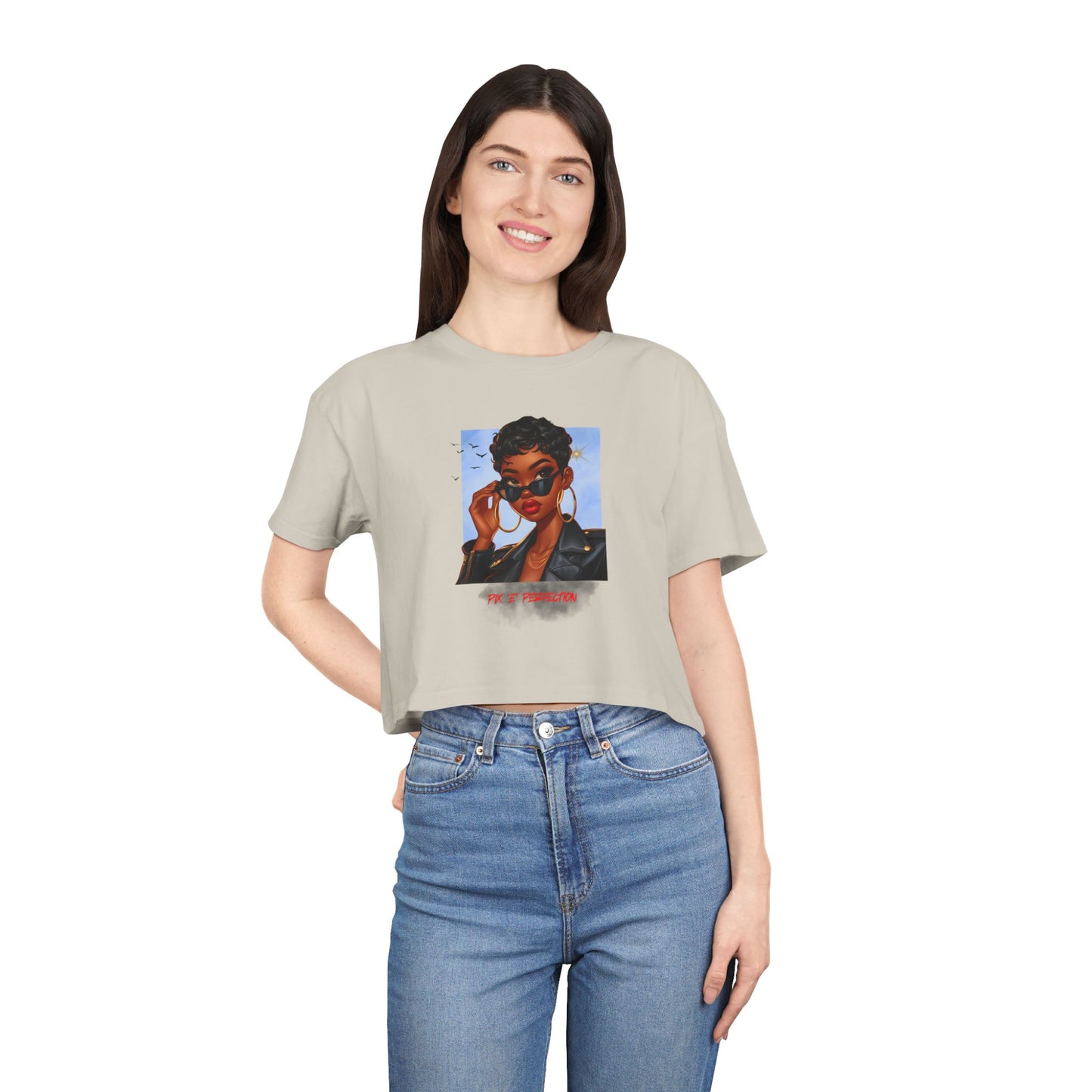 Pix 'E’ Perfection Unisex Crop Tee