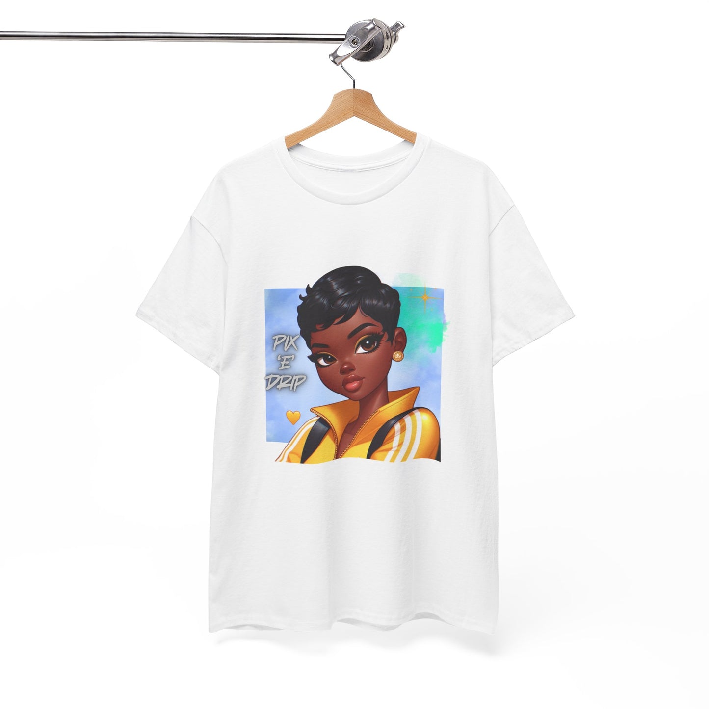 Pix ‘E’ Drip Unisex Heavy Cotton Tee