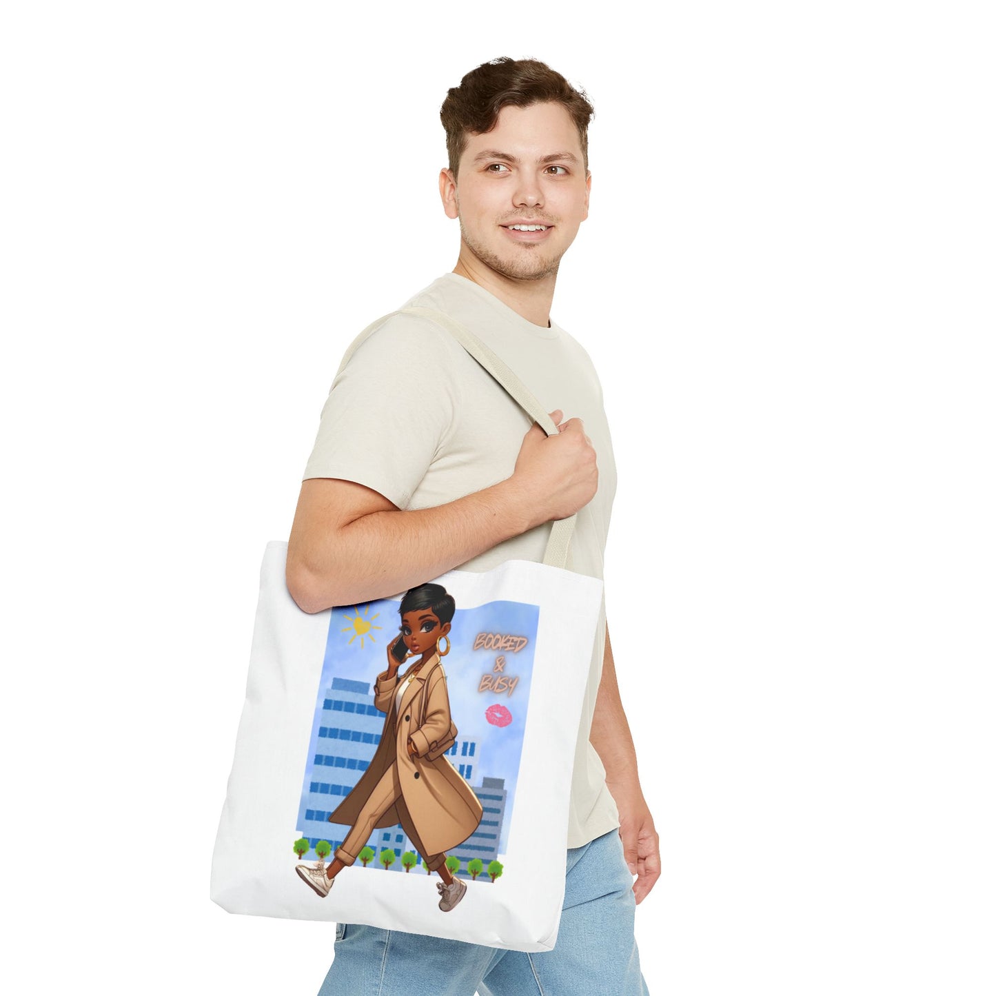 Booked & Busy Unisex Tote Bag