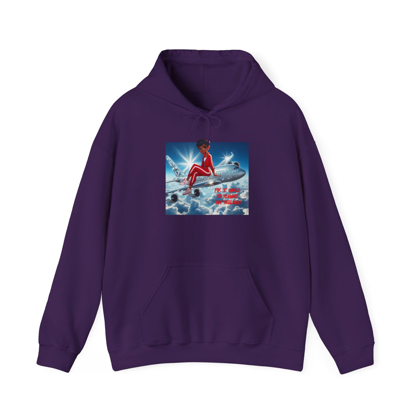 Pix 'E’ Girls Do Flights Not Feelings Unisex Hoodie