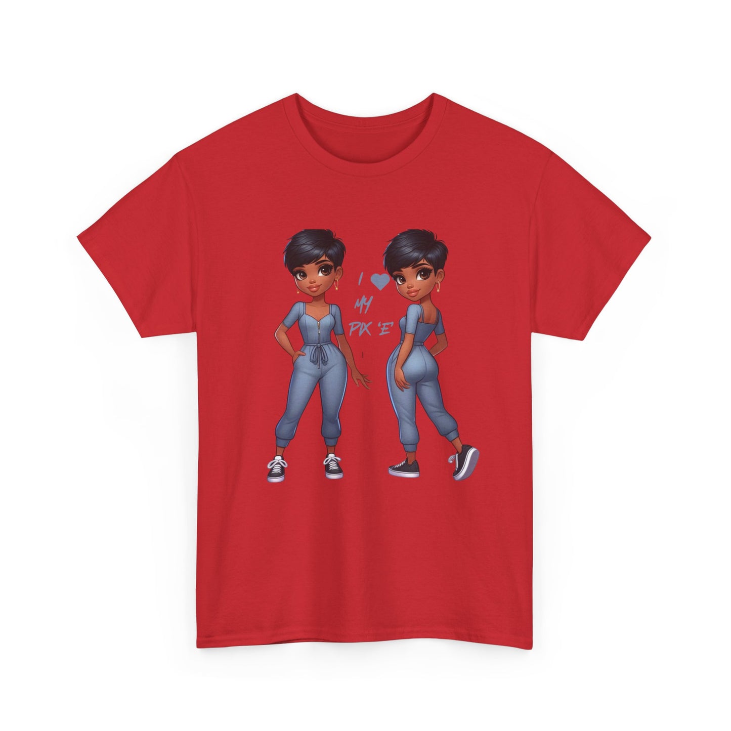 I Love My Pix 'E’ Unisex Heavy Cotton Tee