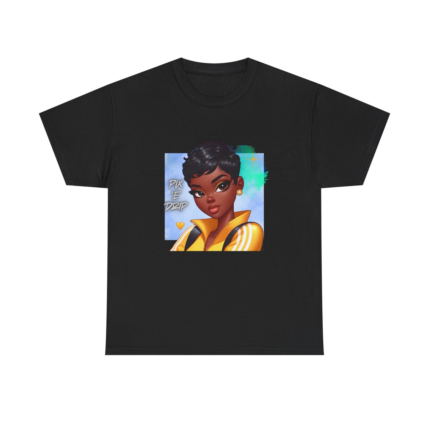 Pix ‘E’ Drip Unisex Heavy Cotton Tee