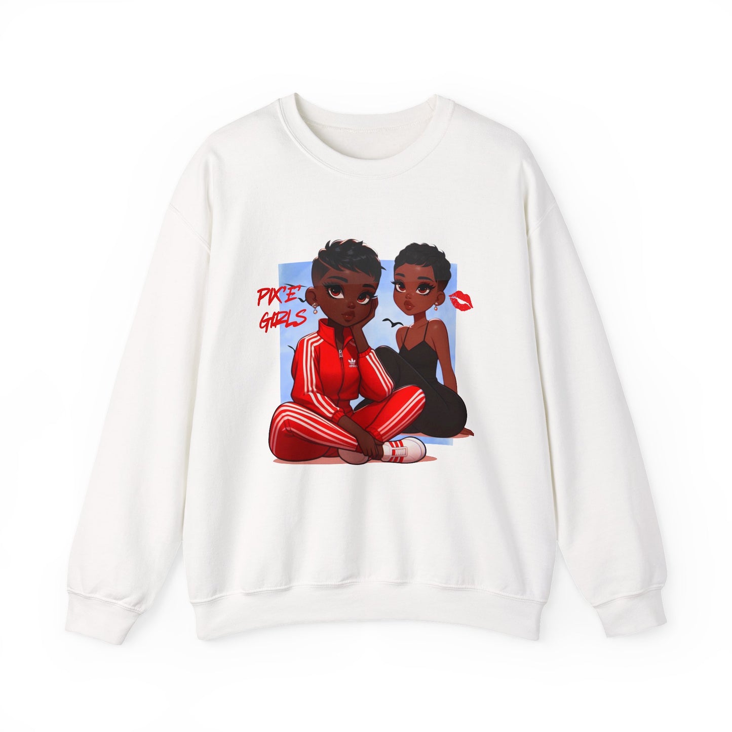 Pix ‘E’ Girls Unisex Heavy Blend™ Crewneck Sweatshirt