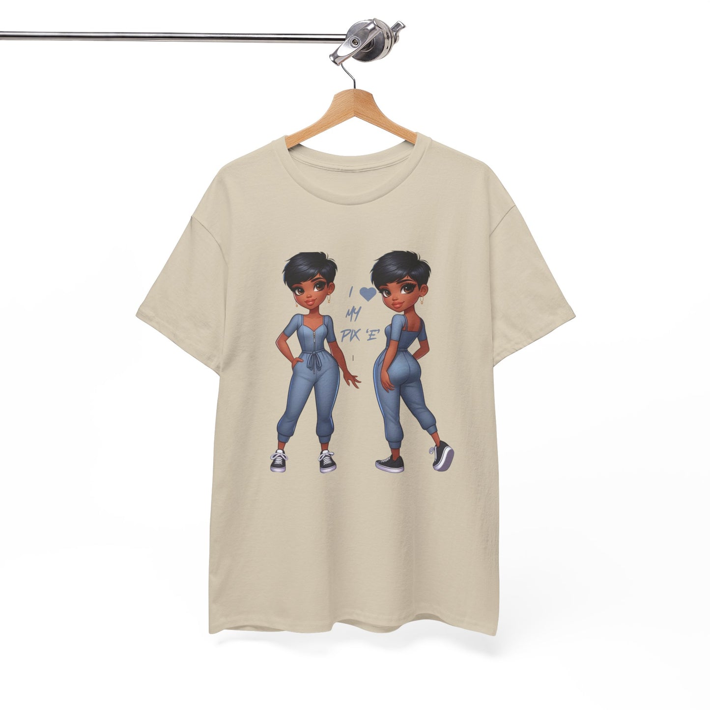 I Love My Pix 'E’ Unisex Heavy Cotton Tee