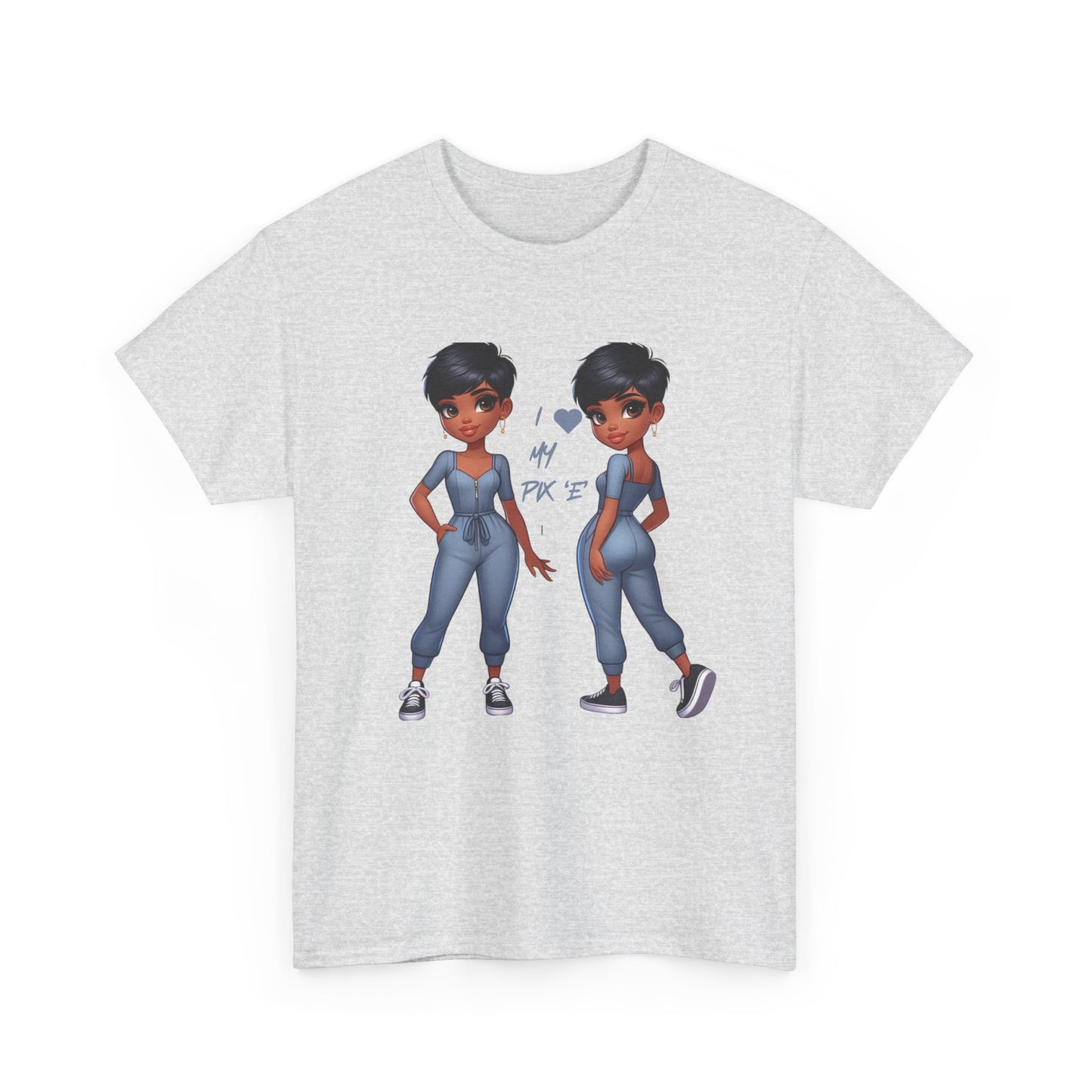 I Love My Pix 'E’ Unisex Heavy Cotton Tee
