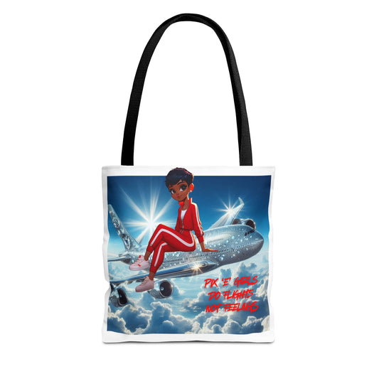 Pix 'E’ Girls Do Flights Not Feelings Unisex Tote Bag