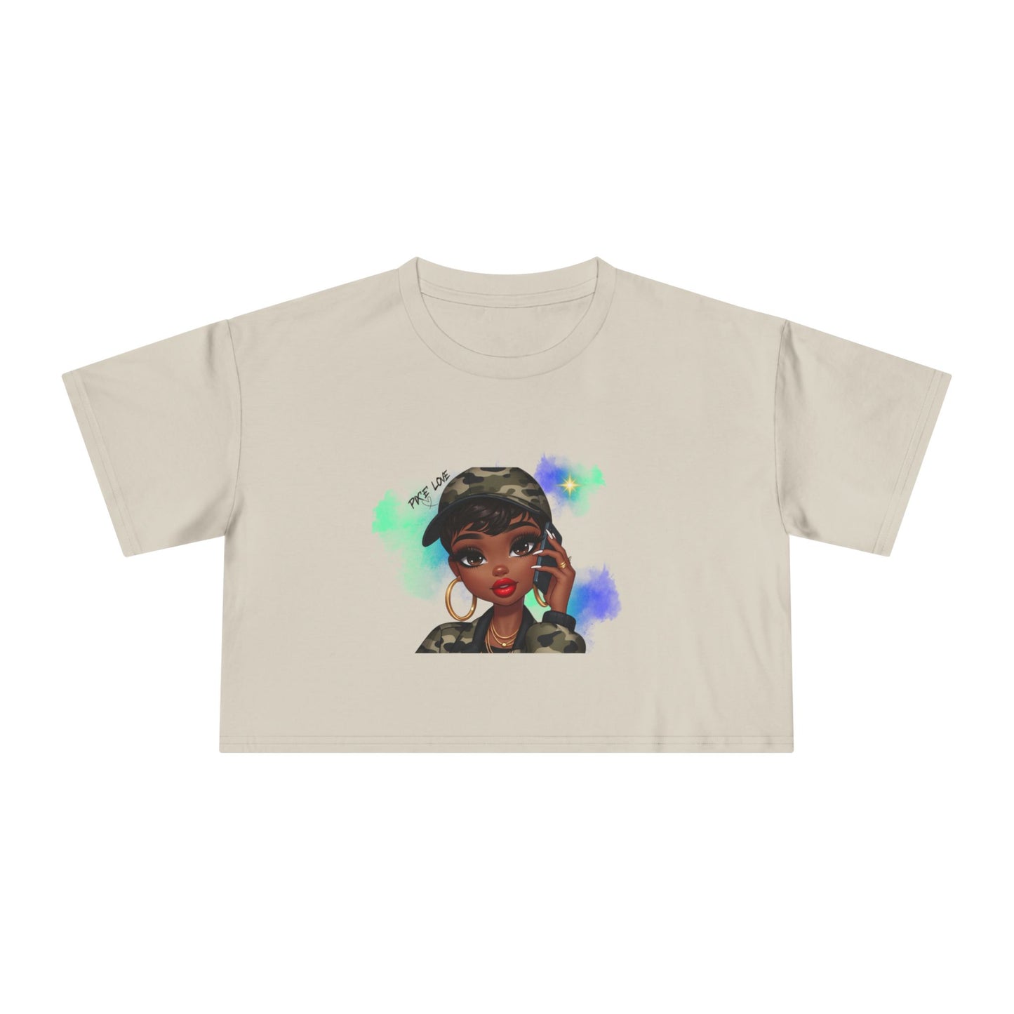 Pix ‘E’ Love Unisex Crop Tee