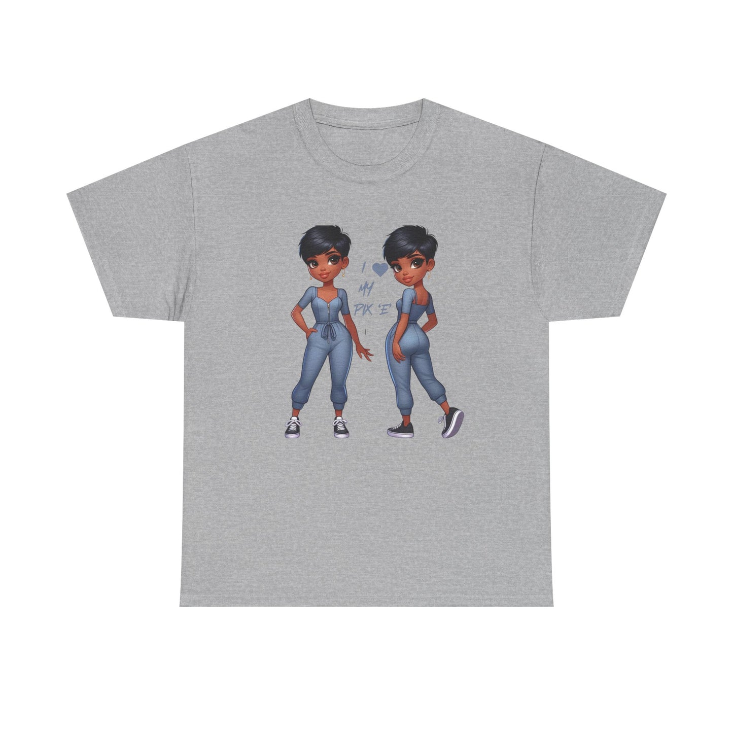 I Love My Pix 'E’ Unisex Heavy Cotton Tee