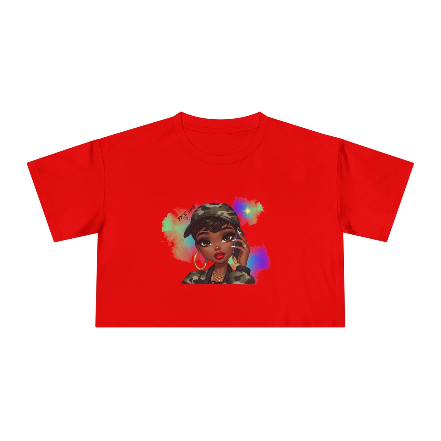 Pix ‘E’ Love Unisex Crop Tee