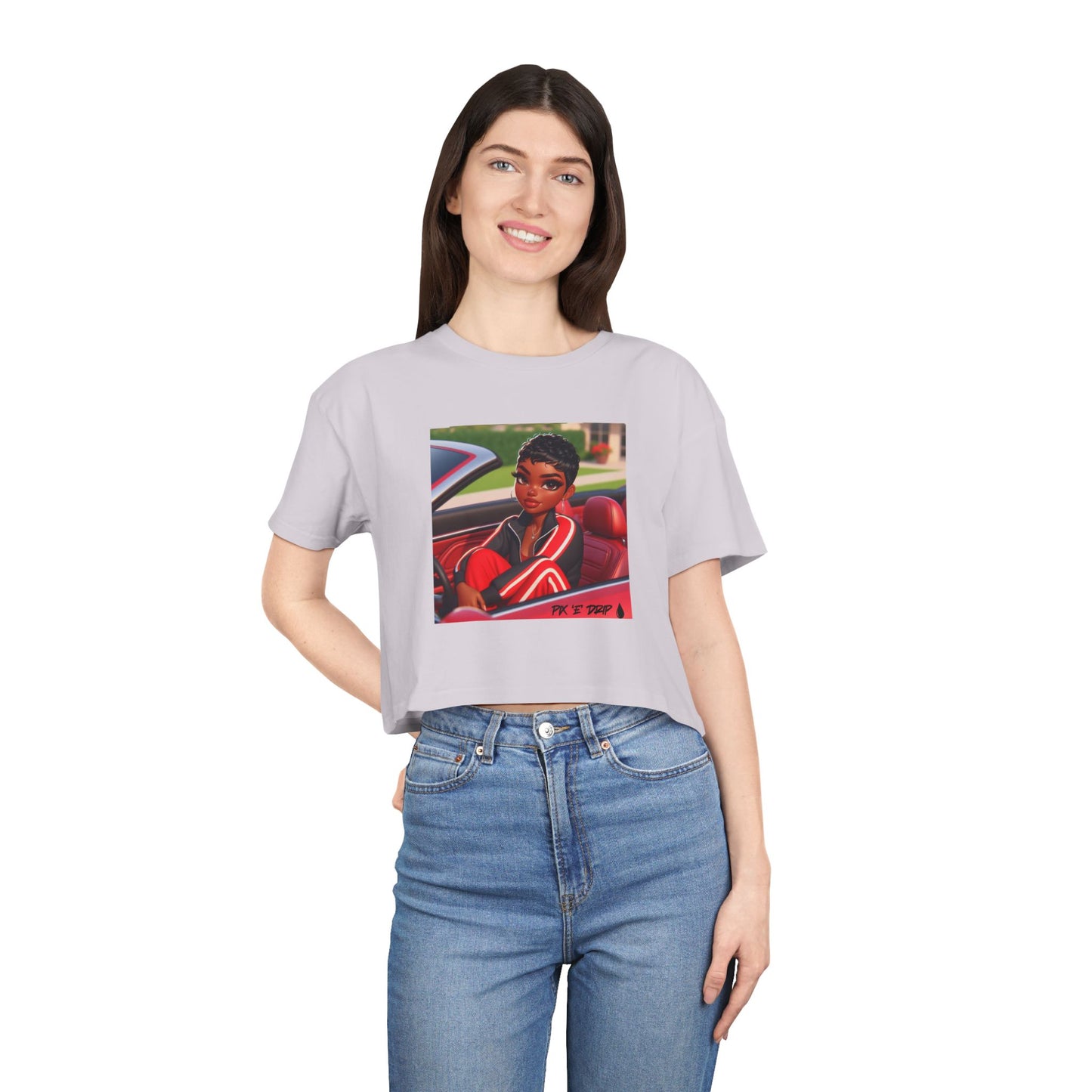 Pix ‘E’ Drip Unisex Crop Tee