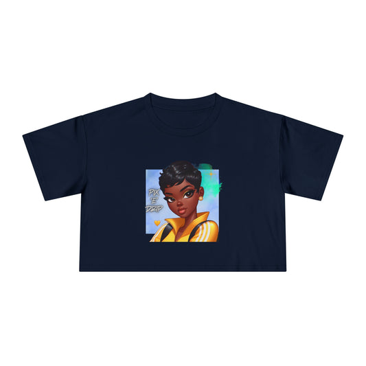Pix ‘E’ Drip Unisex Crop Tee