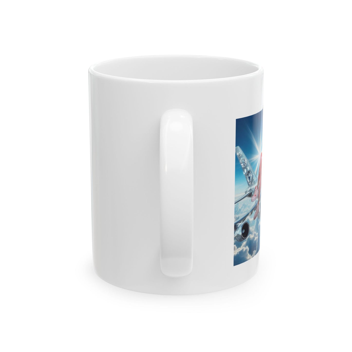 Pix 'E’ Girls Do Flights Not Feelings Mug