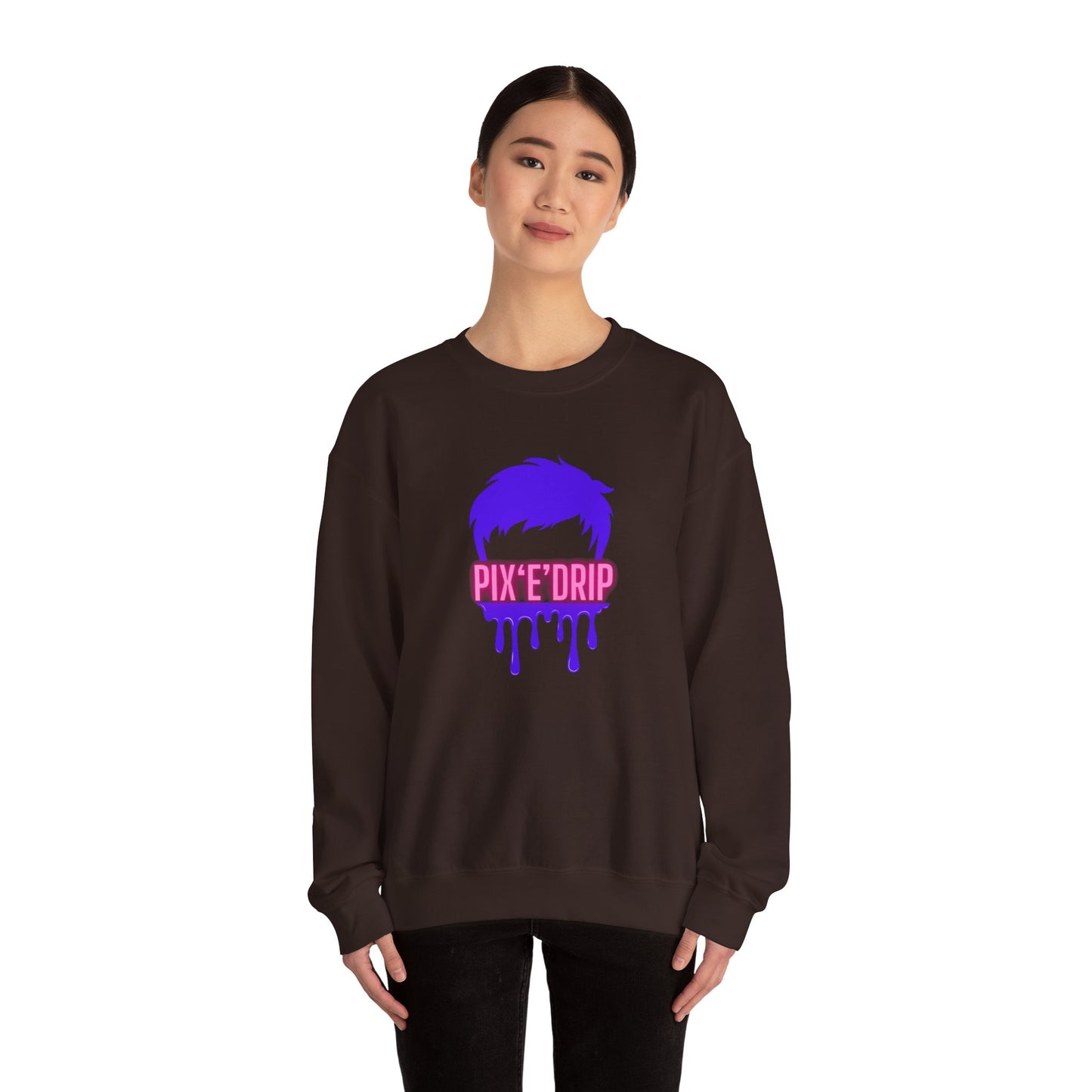 Pix ‘E’ Drip  Unisex Heavy Blend™ Crewneck Sweatshirt