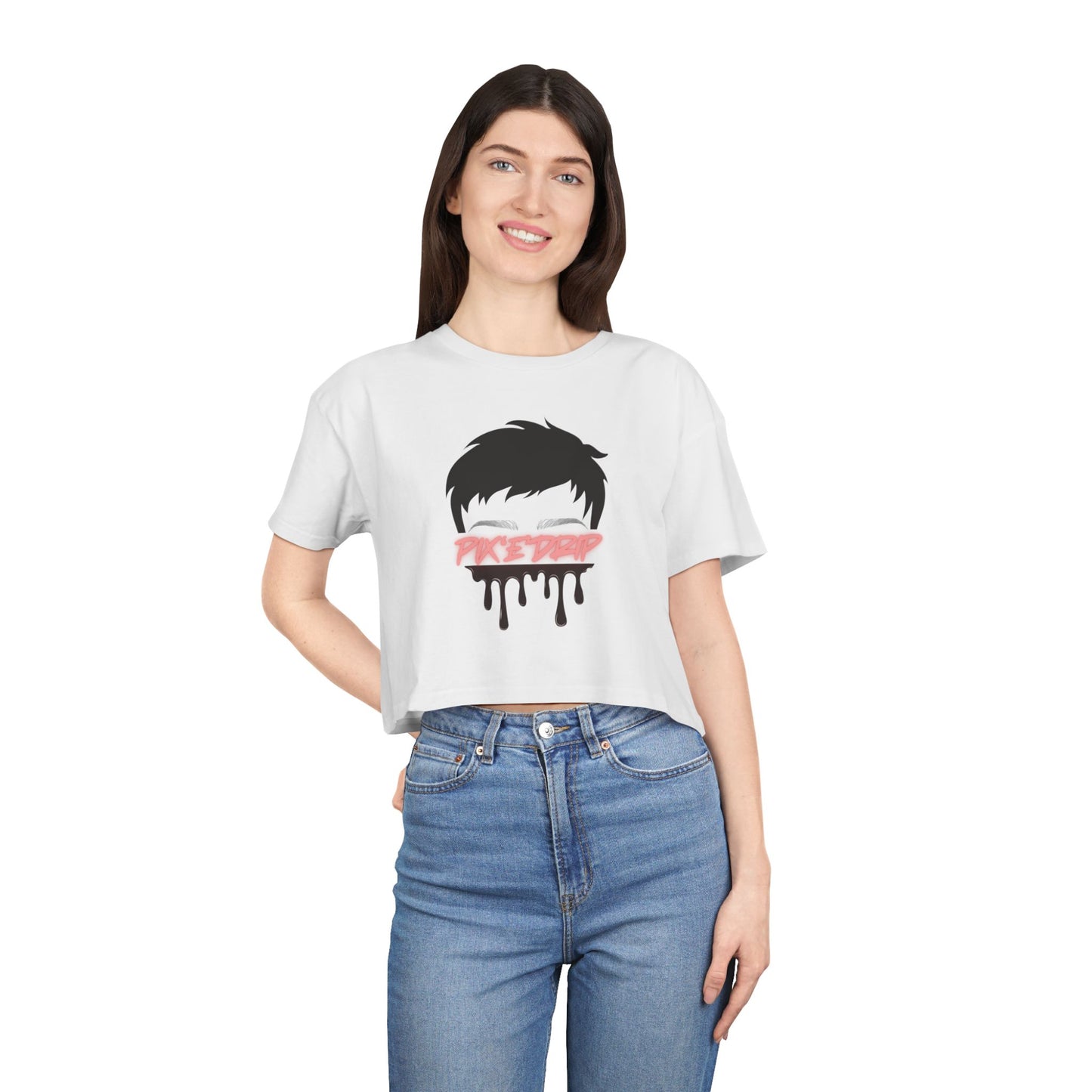 Pix ‘E’ Drip Unisex Crop Tee