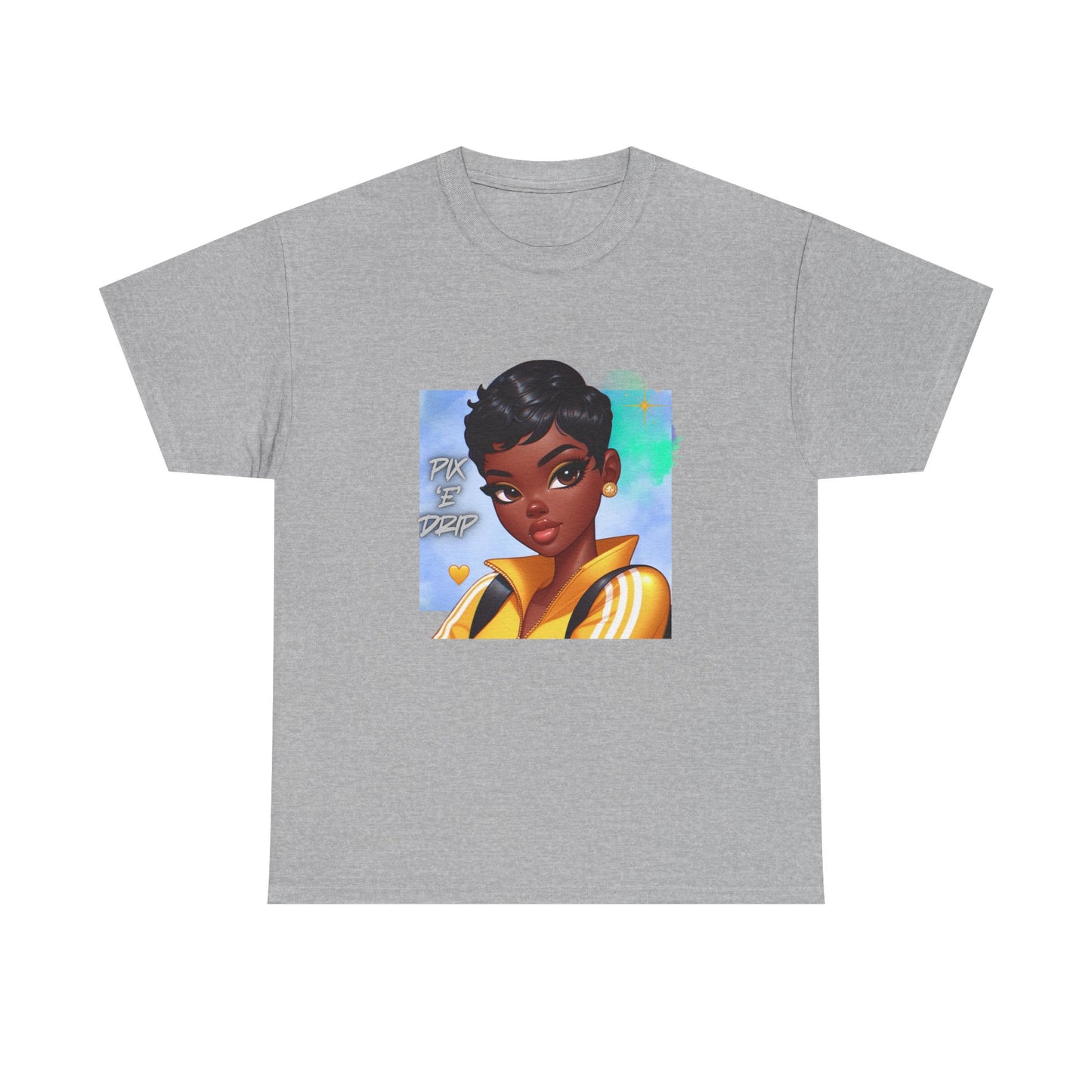 Pix ‘E’ Drip Unisex Heavy Cotton Tee