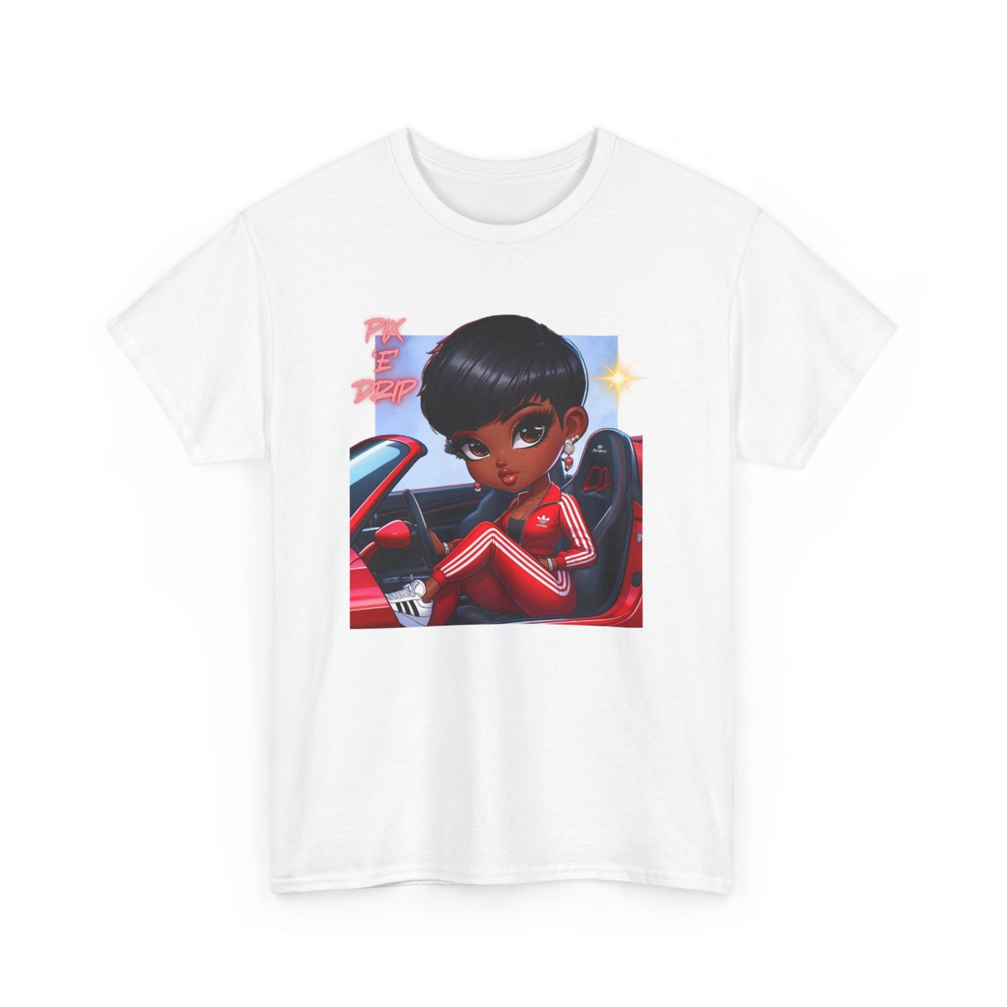 Pix ‘E’ Drip Unisex Heavy Cotton Tee