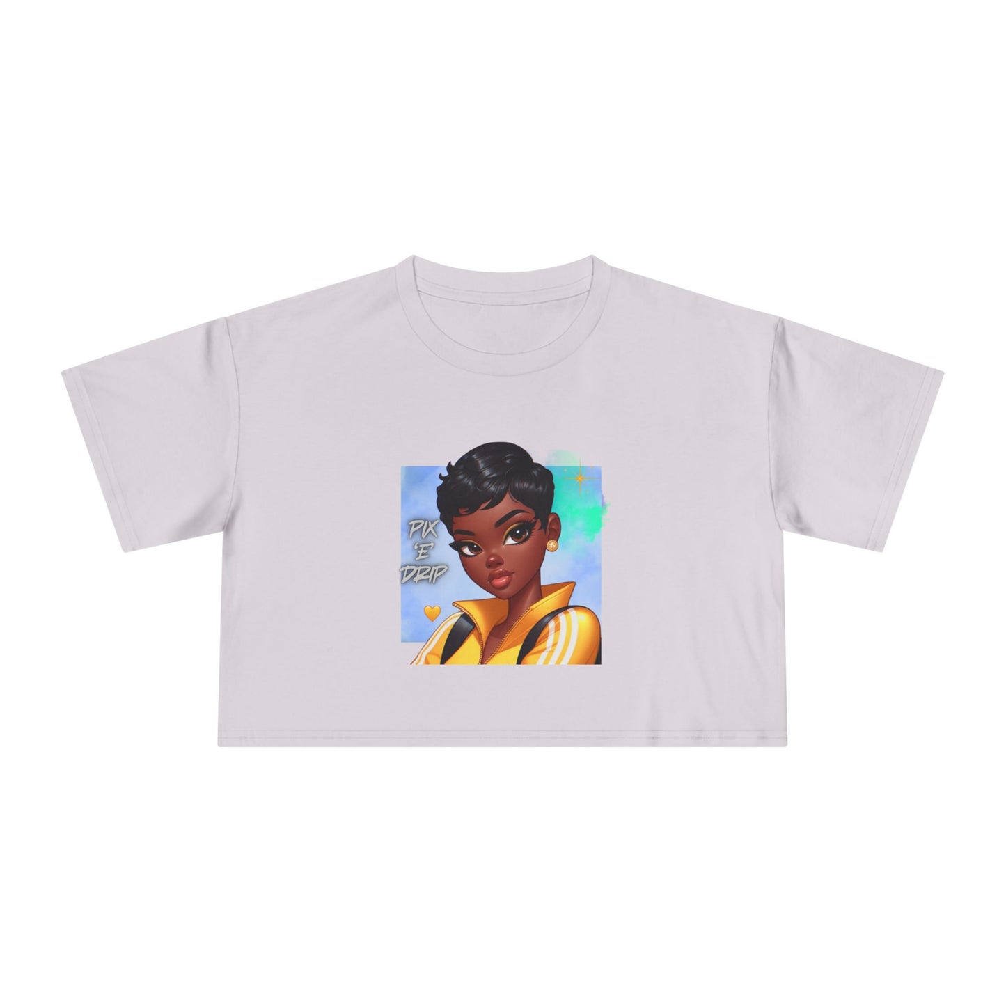 Pix ‘E’ Drip Unisex Crop Tee