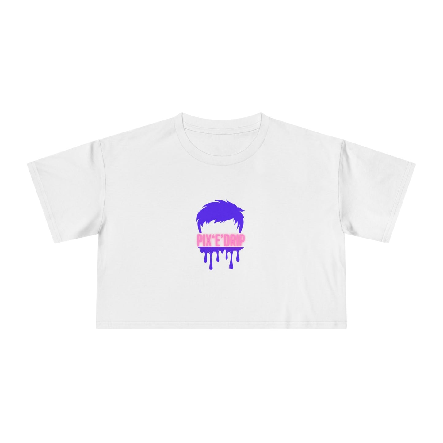 Pix ‘E’ Drip Unisex Crop Tee