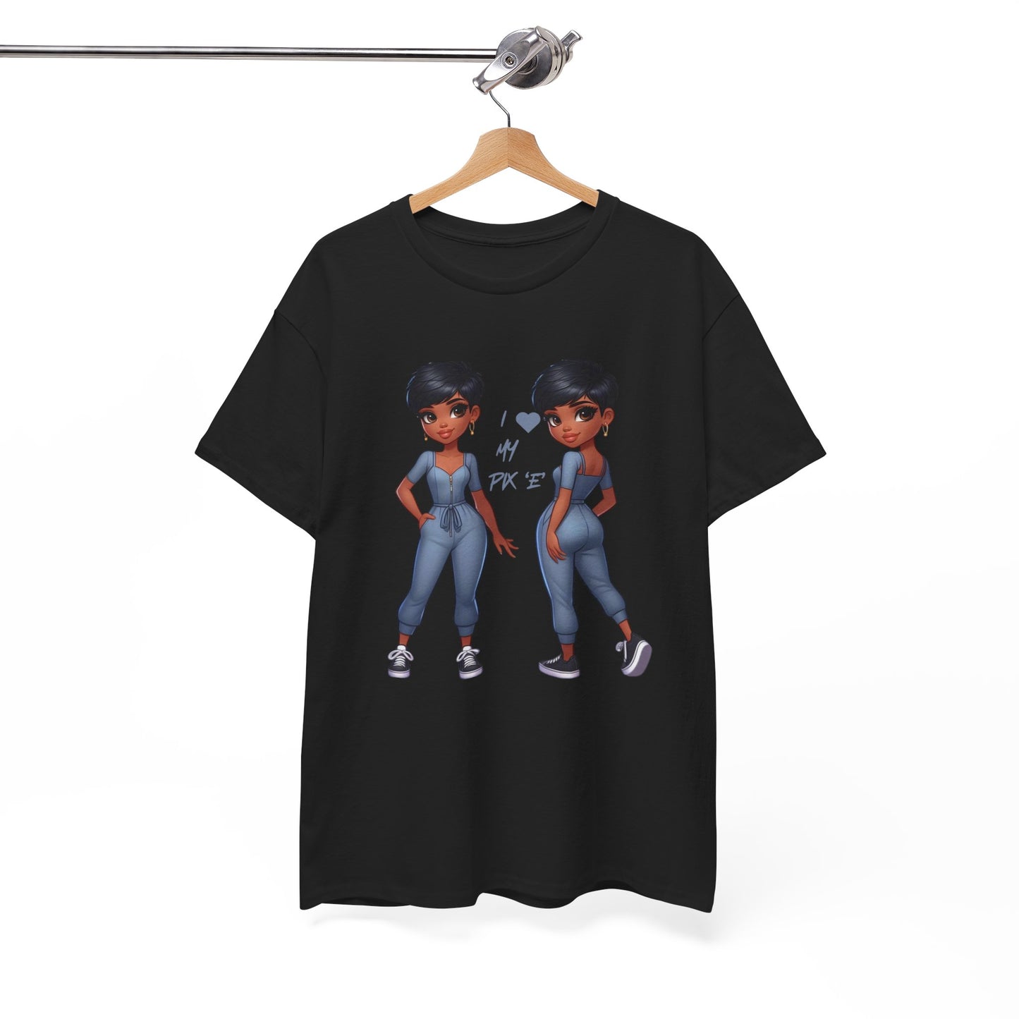 I Love My Pix 'E’ Unisex Heavy Cotton Tee