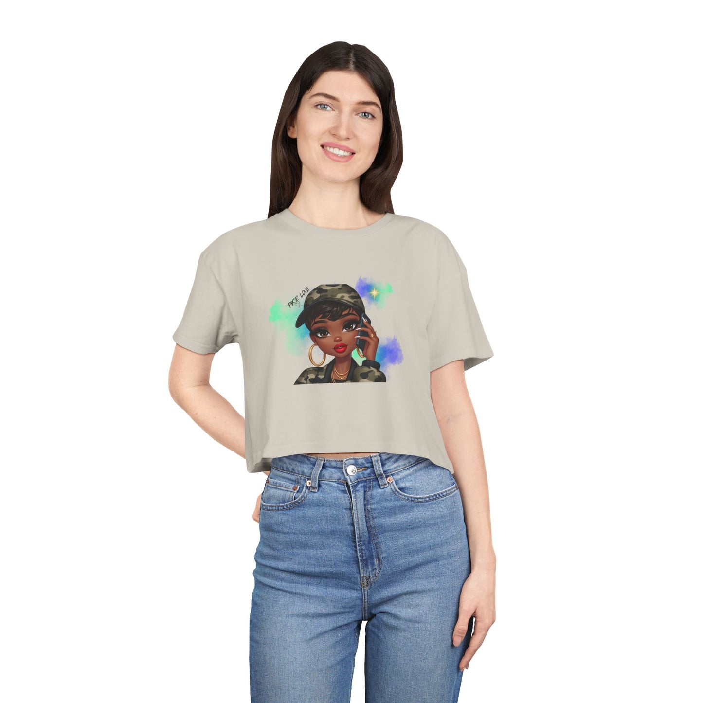 Pix ‘E’ Love Unisex Crop Tee