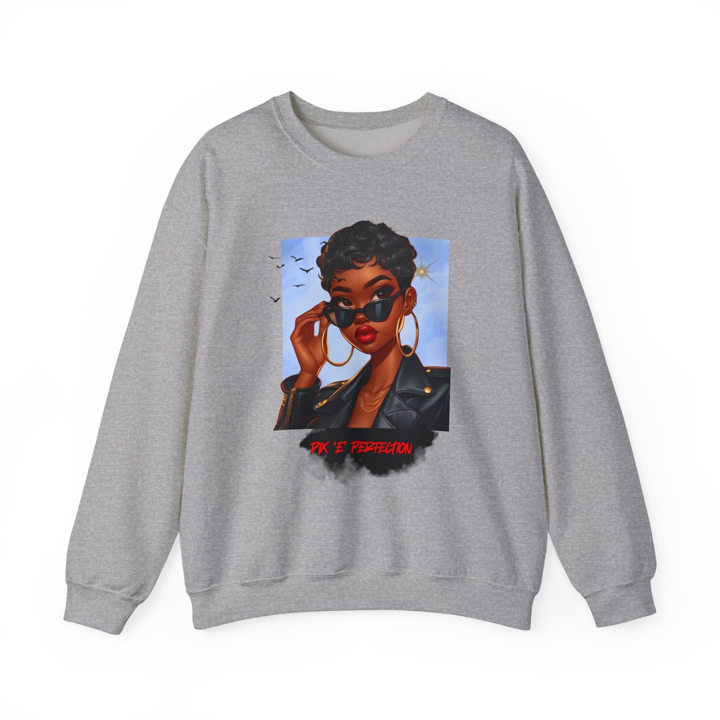 Pix’E’ Perfection Unisex Heavy Blend™ Crewneck Sweatshirt