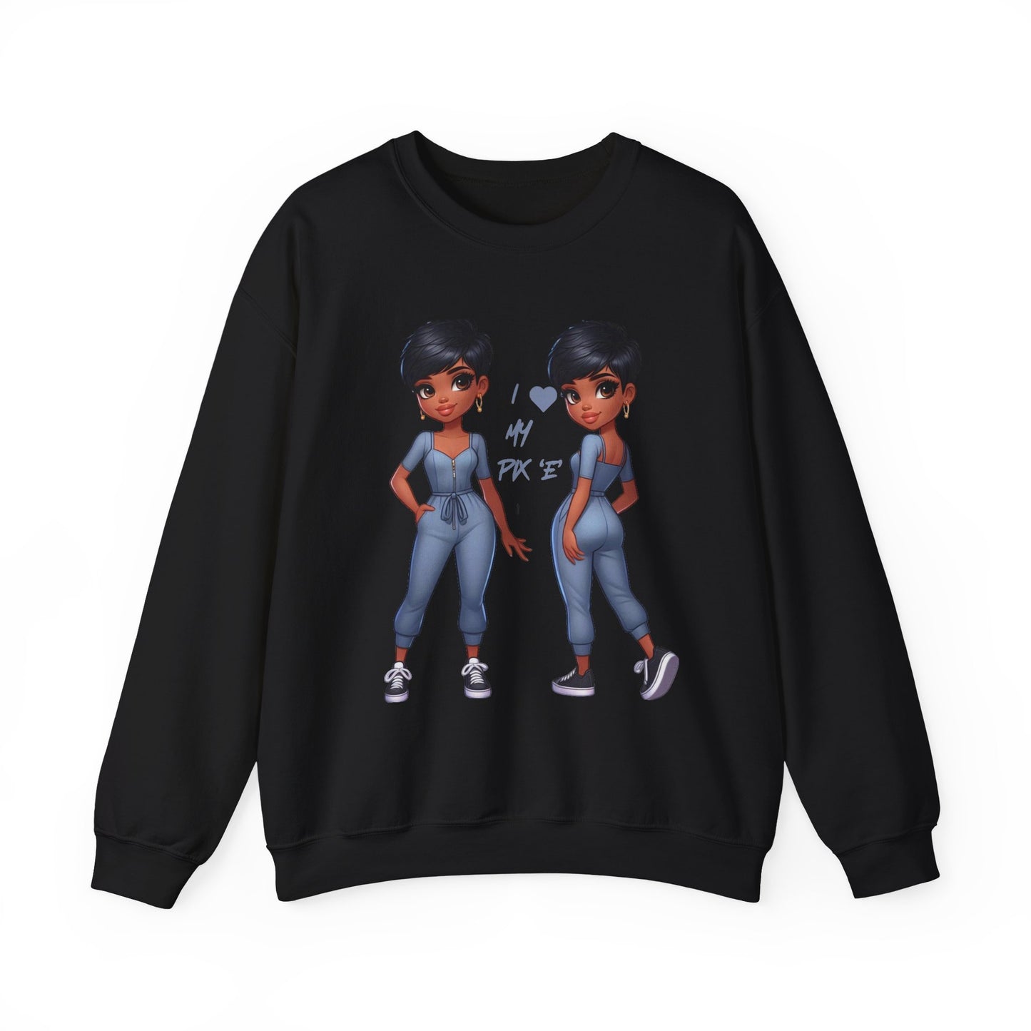 I Love My Pix 'E’ Unisex Heavy Blend™ Crewneck Sweatshirt