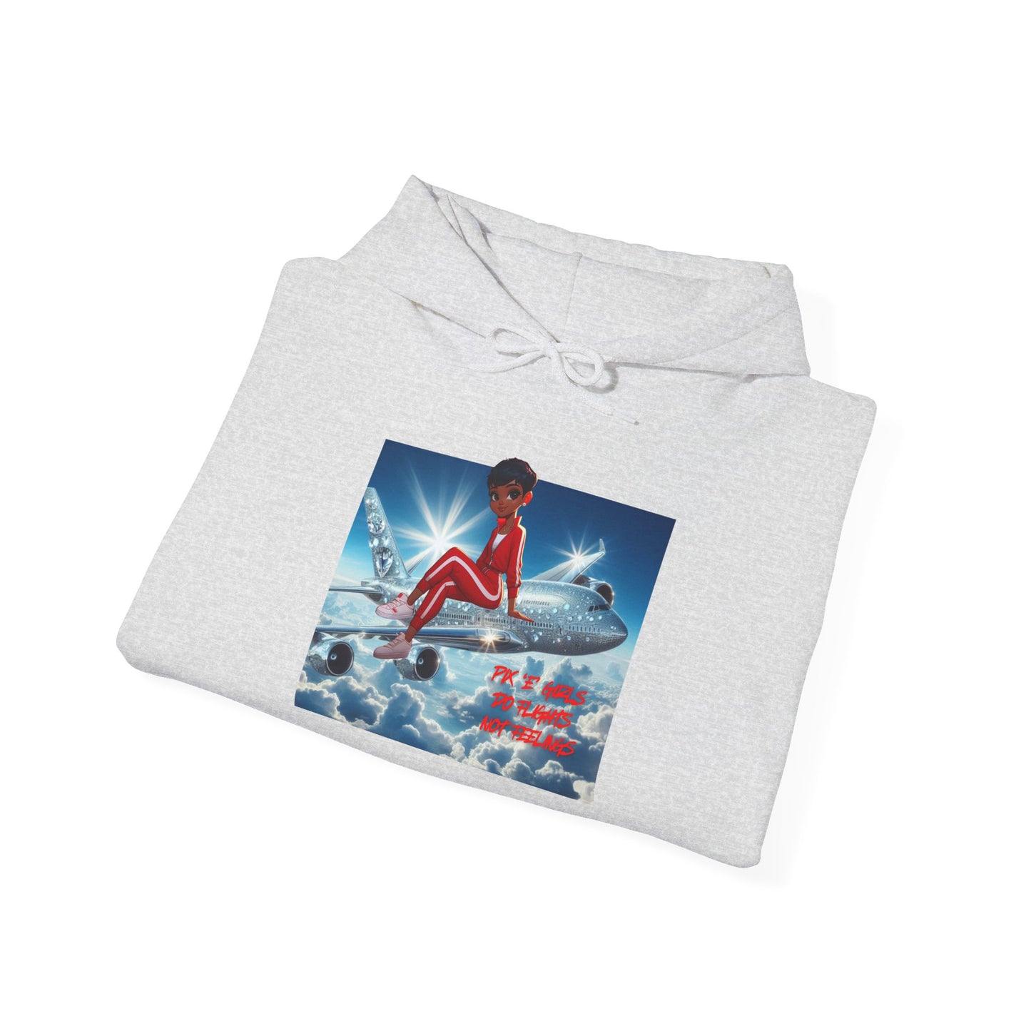 Pix 'E’ Girls Do Flights Not Feelings Unisex Hoodie
