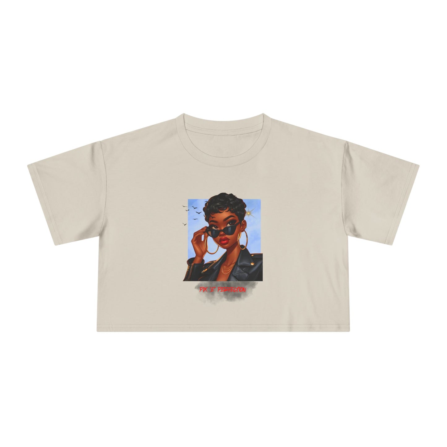 Pix 'E’ Perfection Unisex Crop Tee