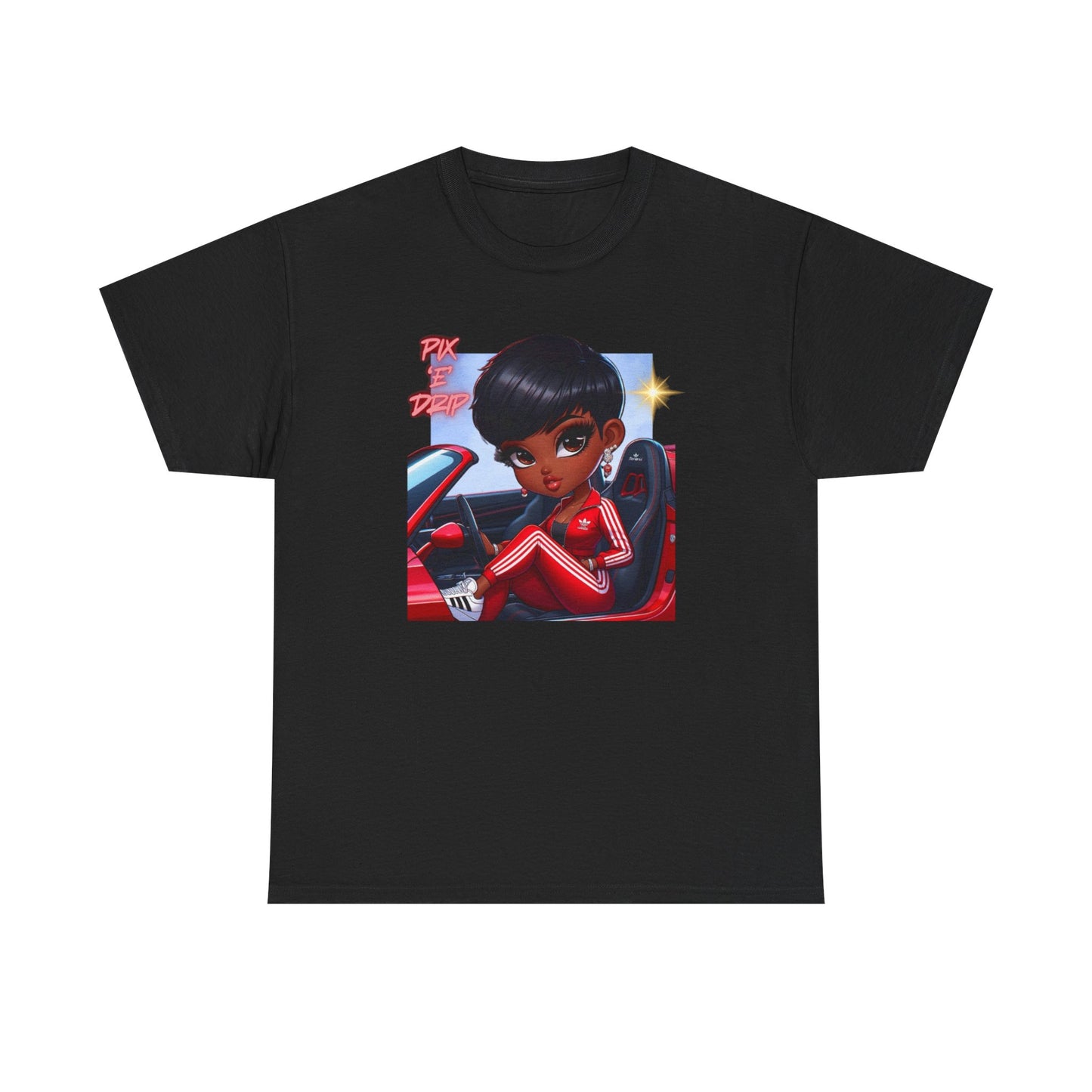 Pix ‘E’ Drip Unisex Heavy Cotton Tee