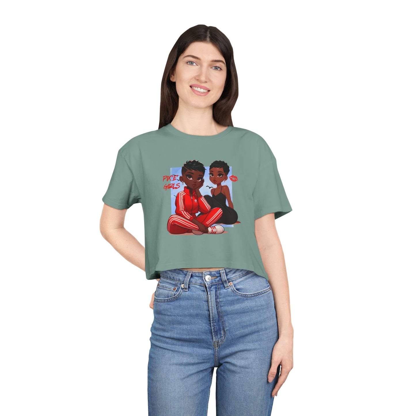 Pix ‘E’ Girls Unisex Crop Tee