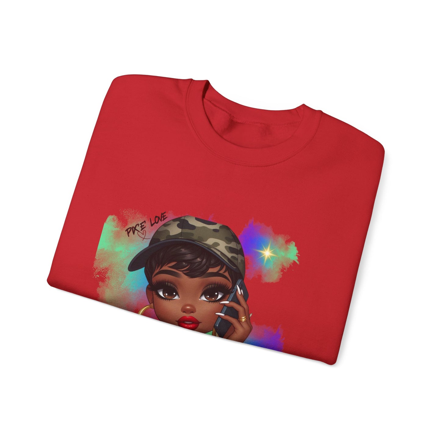 Pix ‘E’ Love Unisex Heavy Blend™ Crewneck Sweatshirt