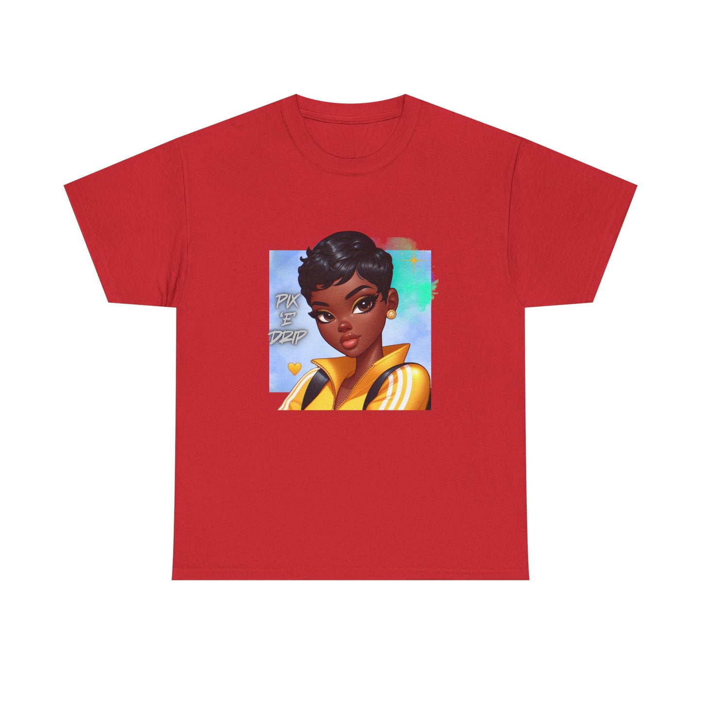 Pix ‘E’ Drip Unisex Heavy Cotton Tee