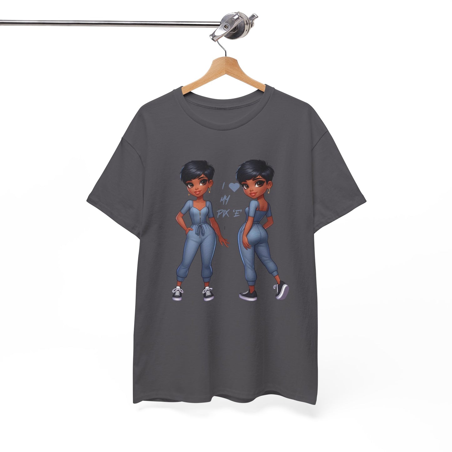 I Love My Pix 'E’ Unisex Heavy Cotton Tee