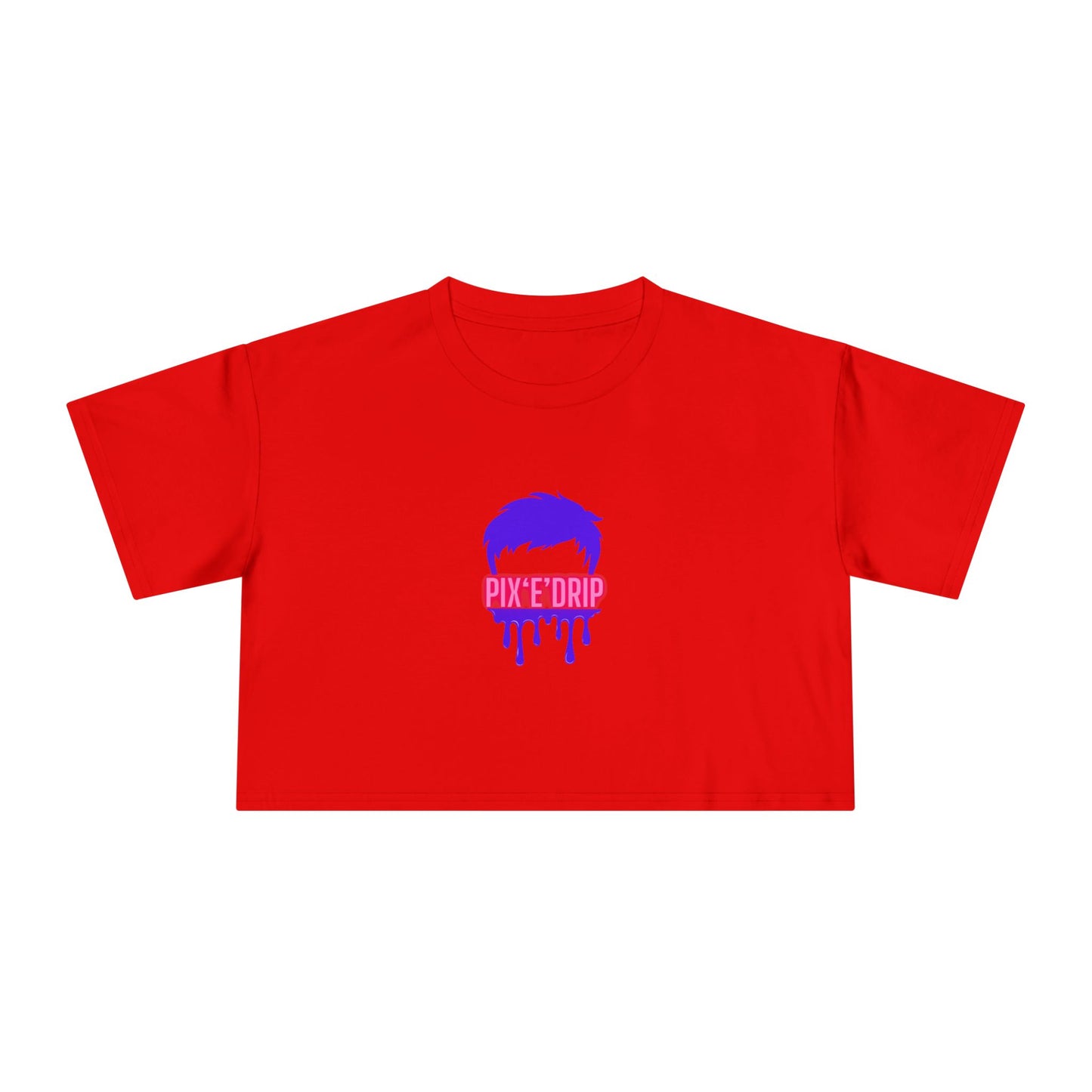 Pix ‘E’ Drip Unisex Crop Tee