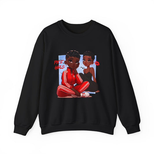 Pix ‘E’ Girls Unisex Heavy Blend™ Crewneck Sweatshirt