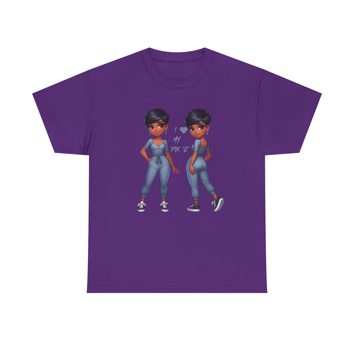 I Love My Pix 'E’ Unisex Heavy Cotton Tee