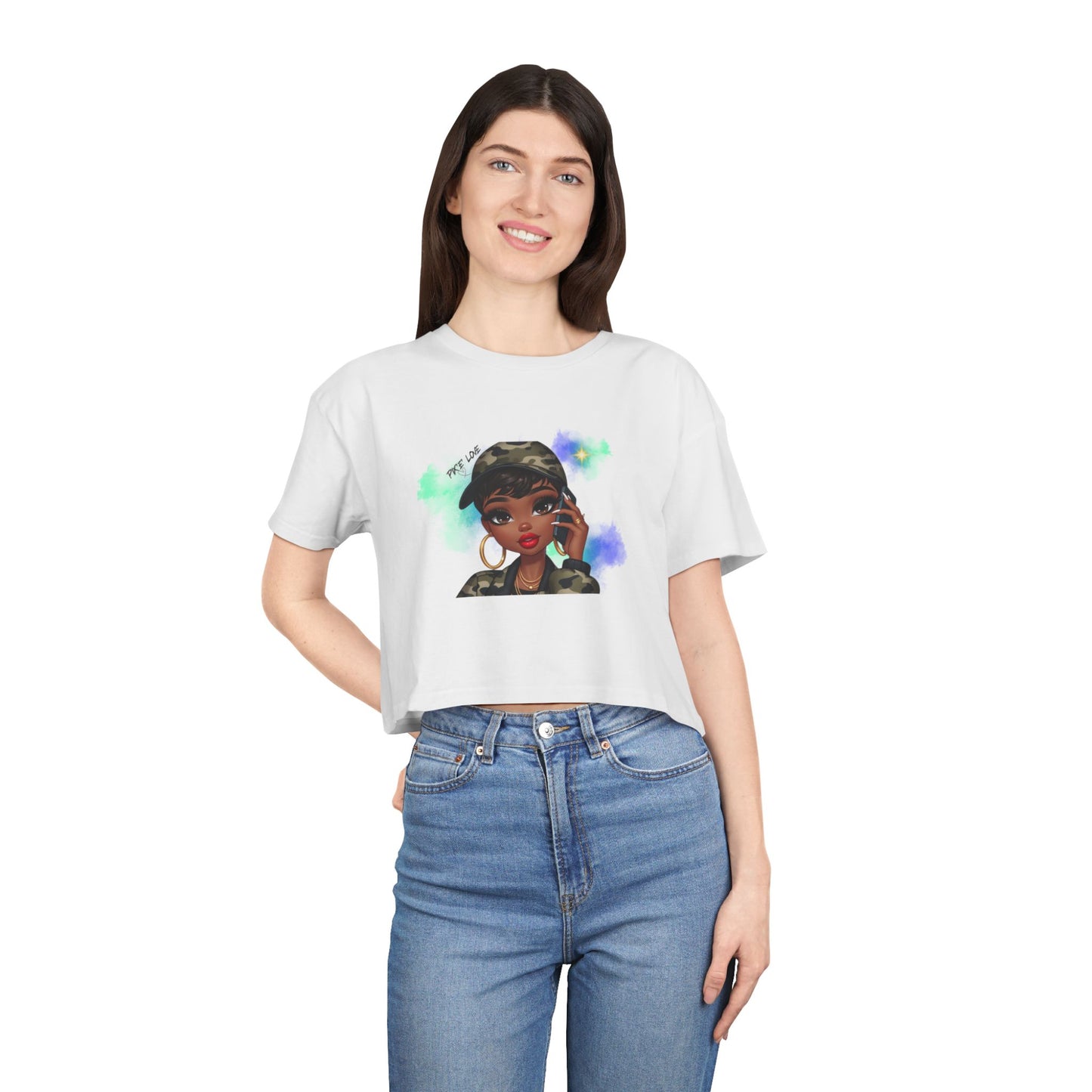 Pix ‘E’ Love Unisex Crop Tee