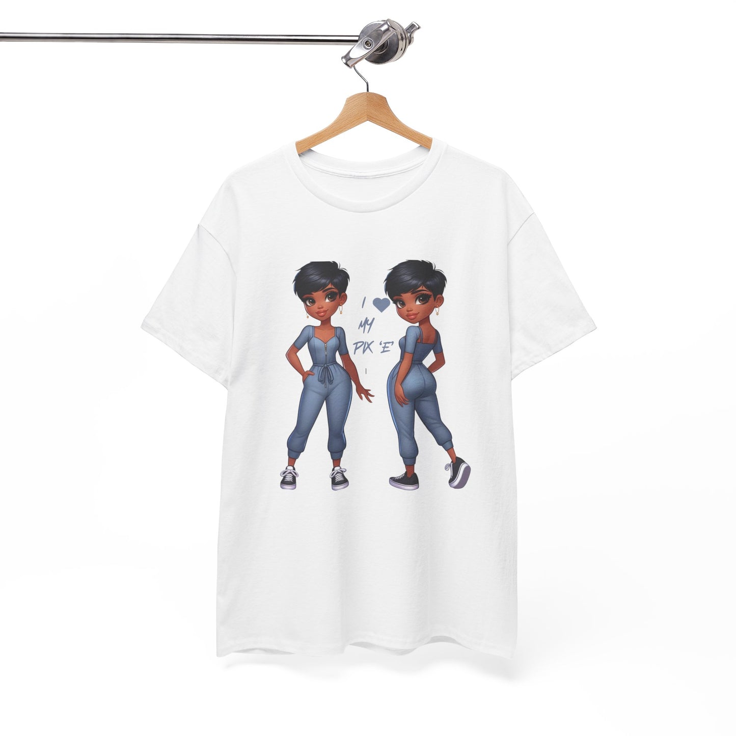 I Love My Pix 'E’ Unisex Heavy Cotton Tee