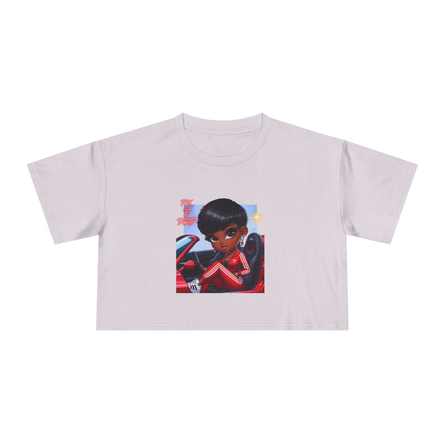 Pix ‘E’ Drip Unisex Crop Tee