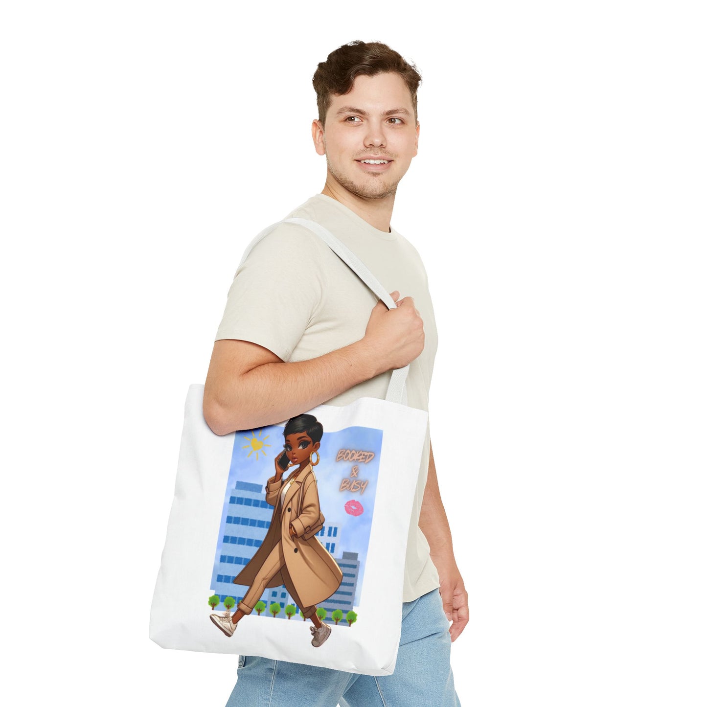 Booked & Busy Unisex Tote Bag