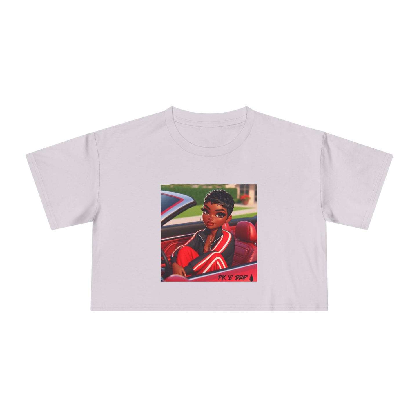 Pix ‘E’ Drip Unisex Crop Tee