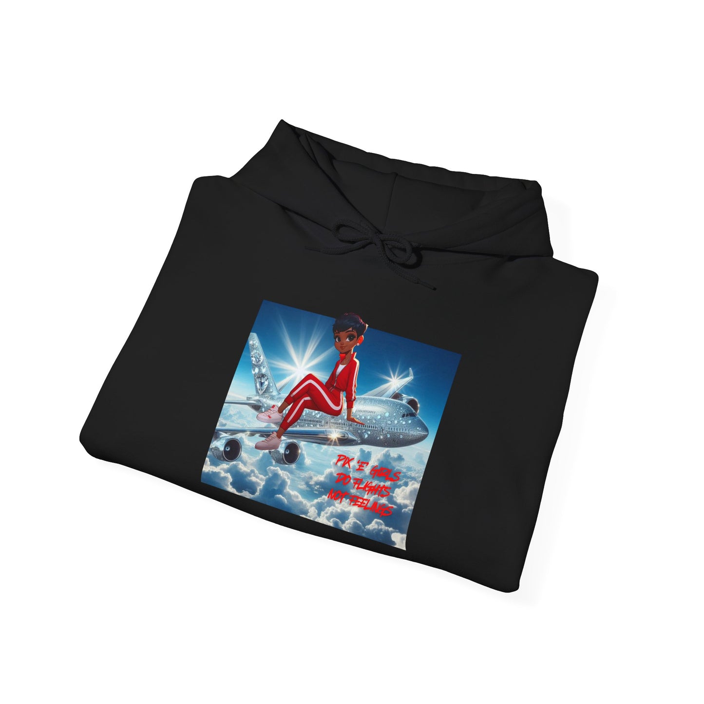 Pix 'E’ Girls Do Flights Not Feelings Unisex Hoodie