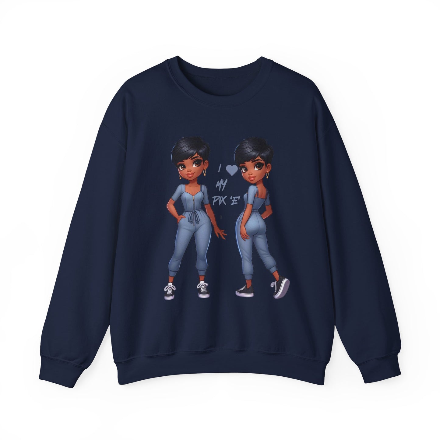 I Love My Pix 'E’ Unisex Heavy Blend™ Crewneck Sweatshirt