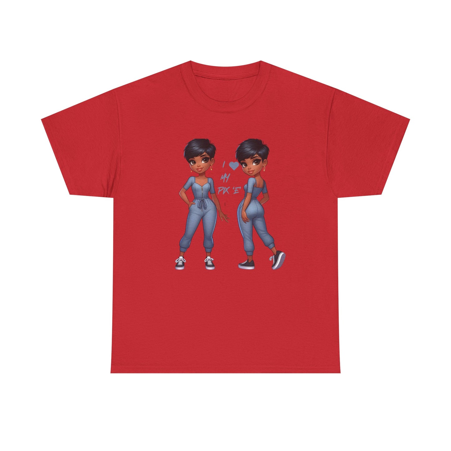 I Love My Pix 'E’ Unisex Heavy Cotton Tee