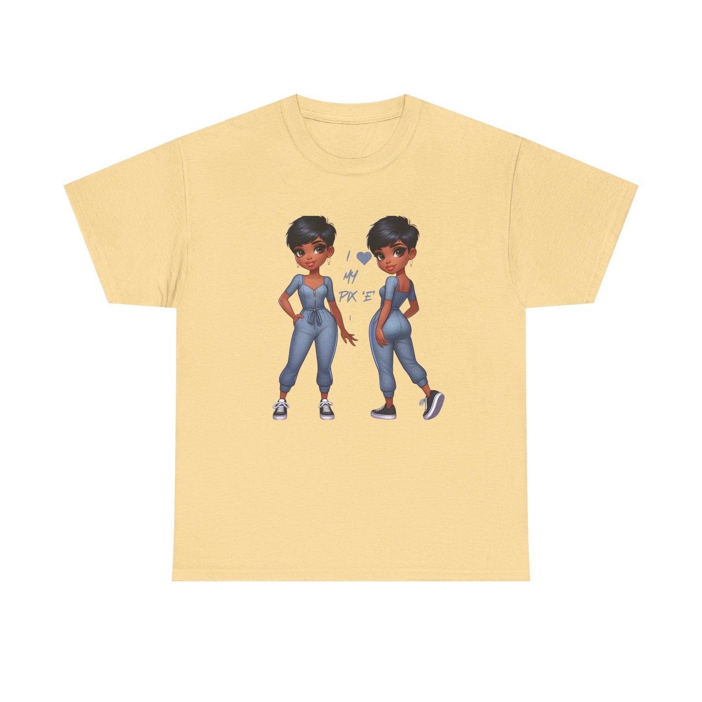 I Love My Pix 'E’ Unisex Heavy Cotton Tee