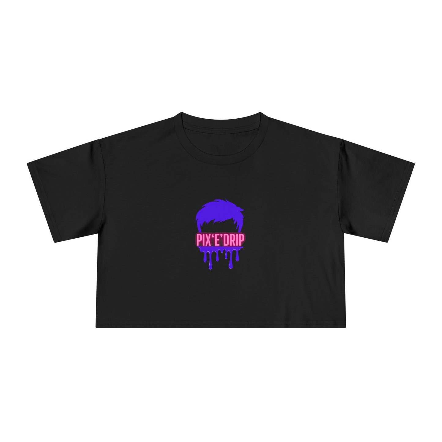 Pix ‘E’ Drip Unisex Crop Tee
