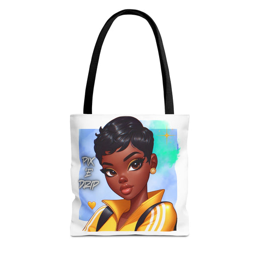 Pix ‘E’ Drip Unisex Tote Bag